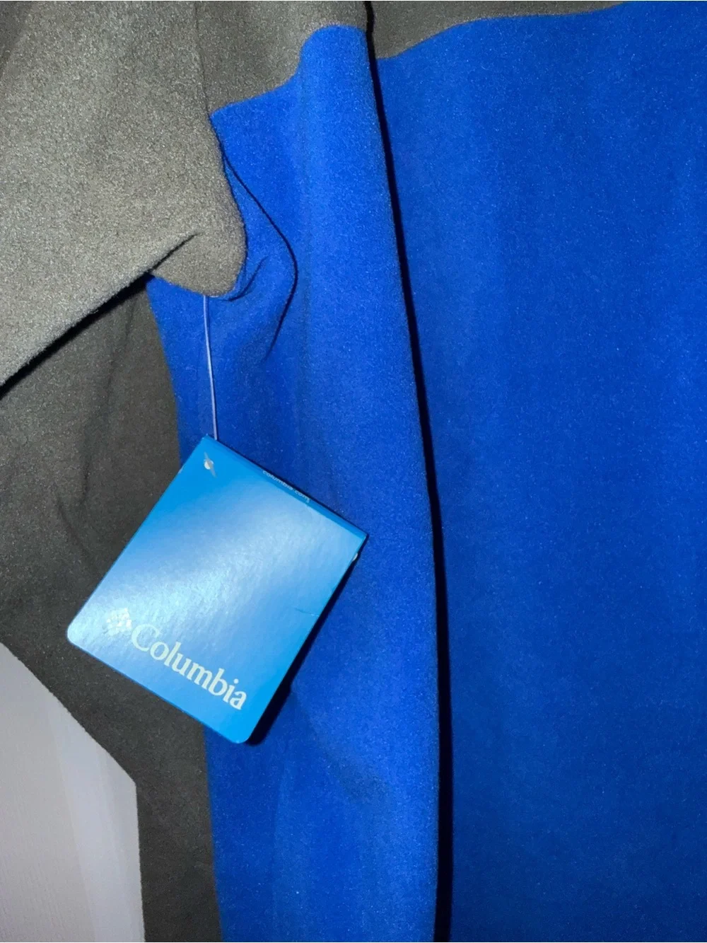 Columbia Mountain Side Fleece Pullover Men’s XL Blue Gray NWT